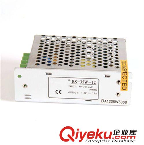 廠家供應單組輸出電源變壓器 BS-35-12短路過載保護開關電源原始圖片2