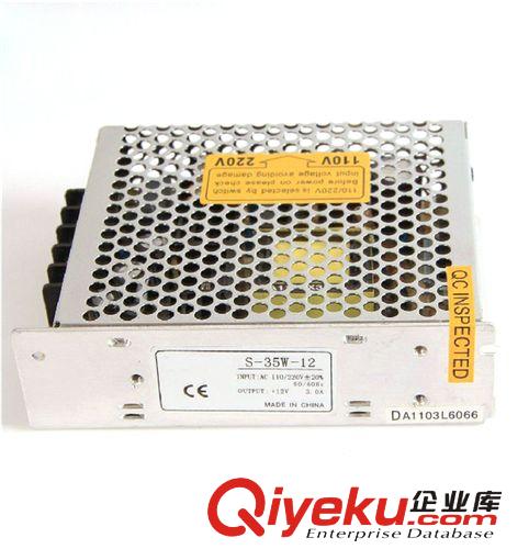 廠家供應單組輸入35w電源 S-35-12v開關電源原始圖片3
