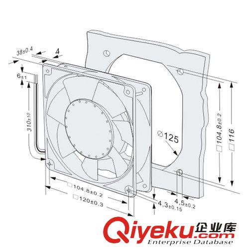 saipwell供應(yīng)工業(yè)風(fēng)機(jī)設(shè)備 軸流通風(fēng)機(jī)120*120*38mm原始圖片2