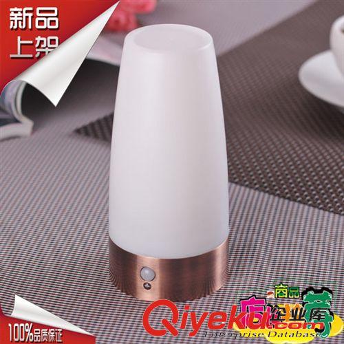 復(fù)古銅拉絲LED感應(yīng)燈 吧臺(tái)燈 餐桌燈 燈光柔和不刺眼原始圖片3
