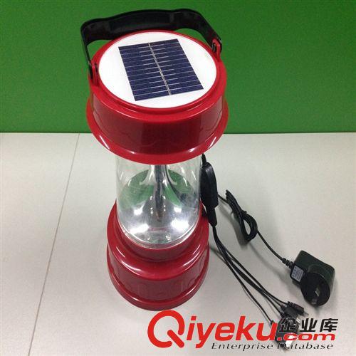 LED太陽能手提燈  戶外太陽能應急燈 露營野營應急馬燈 廠家直銷原始圖片3