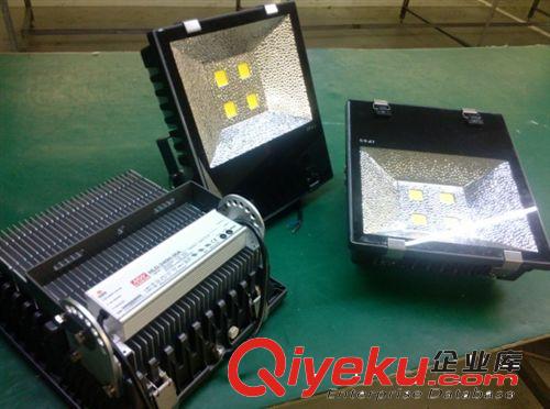 供應{zx1}黑色體鰭片式LED投光燈 大功率Cree燈珠 明緯drive原始圖片2