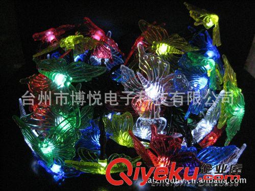 供應LED太陽能燈串,圣誕蝴蝶彩燈(圖)