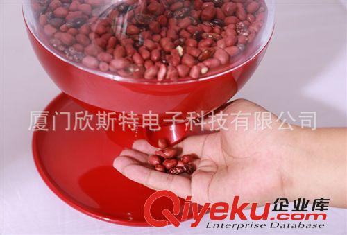 糖果分配器 糖果機 圓形紅色 手動感應自動出糖原始圖片3