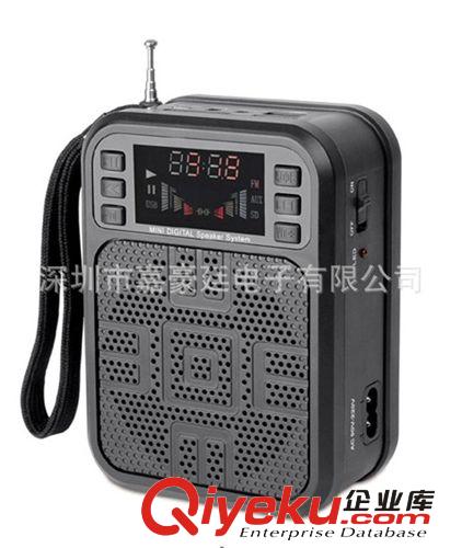 熱銷 M-027B 便攜式迷你插卡音響 USB多媒體收音機音箱原始圖片2