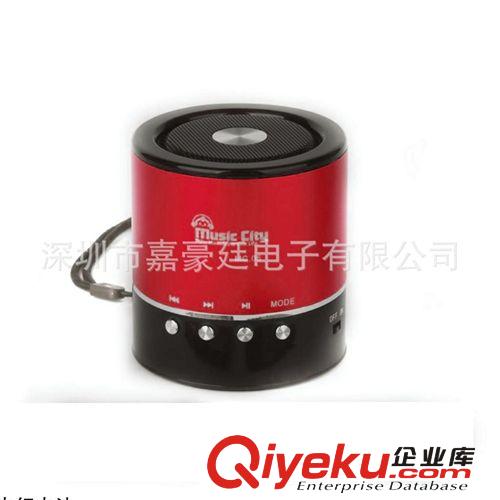 工廠直供M-609U藍牙圓型插卡音箱鋁合金 迷你音響批發(fā) 熱賣東南亞原始圖片2