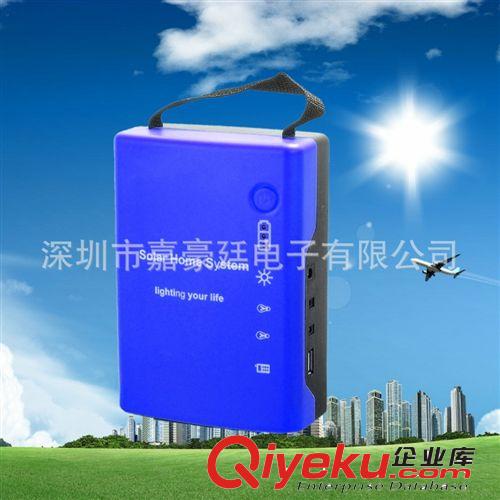 5W便攜式M-001 太陽能小系統 太陽能發電照明系統 鉛酸電池原始圖片2