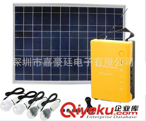 5W便攜式M-001 太陽能小系統 太陽能發電照明系統 鉛酸電池原始圖片3