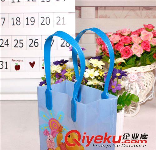 可愛卡通禮品袋 透明塑料禮品袋 促銷專用袋 tj批發(fā)淘寶原始圖片3