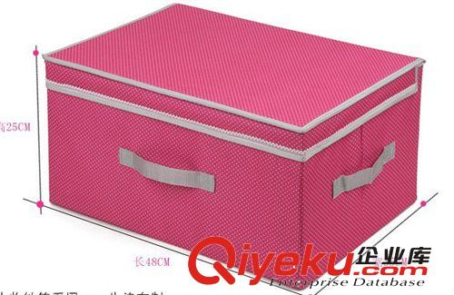 淘寶爆款牛津布高品質(zhì)大號花邊衣物收納箱 內(nèi)衣雜物收納盒tj原始圖片2