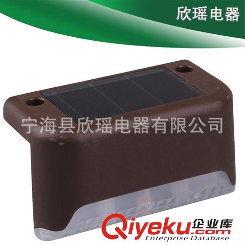 太陽能3LED水槽燈，黑色屋檐燈,籬笆燈原始圖片3