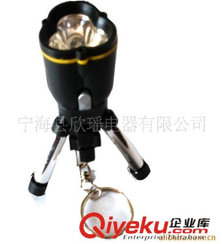 LED三腳架帶鑰匙扣電子燈
