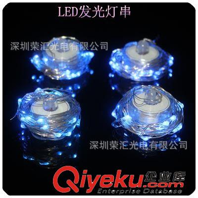 定做LED燈串 發(fā)光圣誕燈串 閃光裝飾燈串 一手貨源