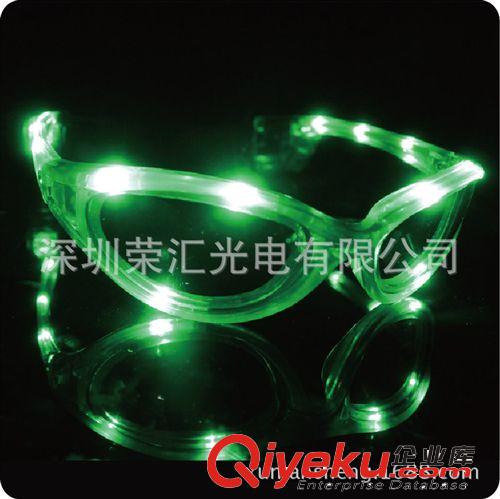 供應(yīng)牛角閃光眼鏡、發(fā)光眼鏡 LED發(fā)光眼鏡、節(jié)慶禮品原始圖片3