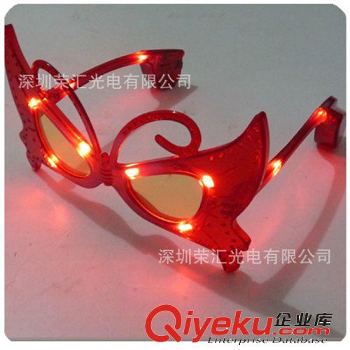 廠(chǎng)家供應(yīng) LED發(fā)光眼鏡 舞會(huì)眼鏡 party眼鏡 派對(duì)眼鏡