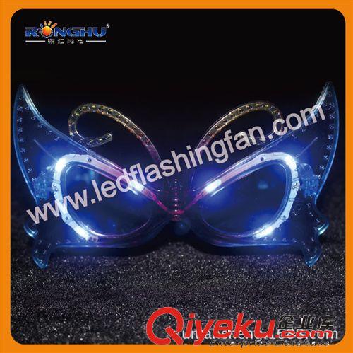 供應(yīng)閃光眼鏡 晚會(huì)舞會(huì)派對(duì)裝飾led眼鏡 舞會(huì)眼鏡面具原始圖片3