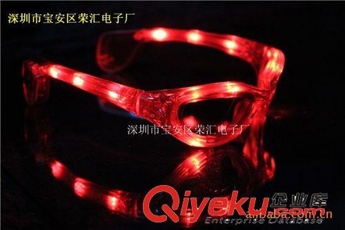 2013閃光眼鏡 派對發(fā)光眼鏡 LED閃光眼鏡 3D眼鏡