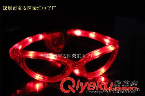 供應發光眼鏡 閃光眼鏡 LED發光眼鏡 新款發光形象眼鏡原始圖片2