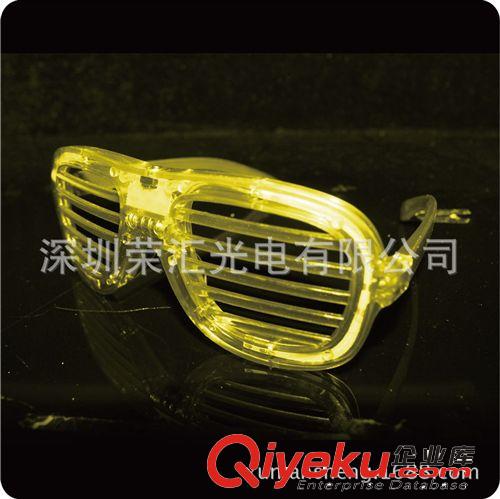 供應(yīng)LED閃光眼鏡 個(gè)性眼鏡 百葉窗發(fā)光眼鏡 愛心眼鏡原始圖片2