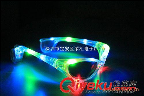 閃光眼鏡供應(yīng)商 定制生產(chǎn)led發(fā)光眼鏡 舞會(huì)面具眼鏡原始圖片3