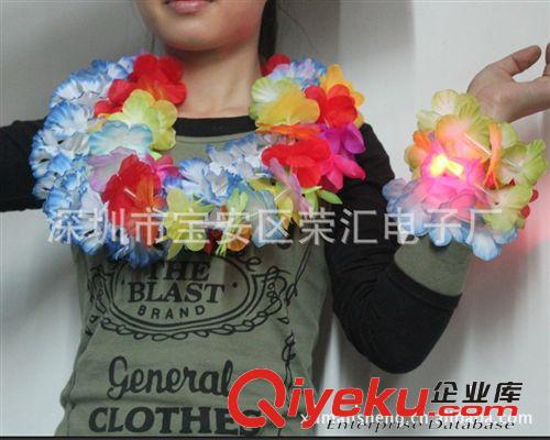 供應閃光花環、帶燈花環、發光花環、LED花環 LED道具
