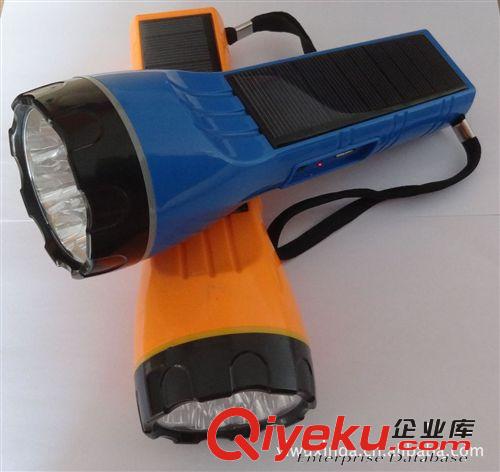 太陽能手電筒  手電筒 塑料手電筒 太陽能多功能手電筒原始圖片3