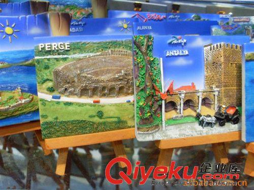 供應旅游工藝品  樹脂風景冰箱貼原始圖片2