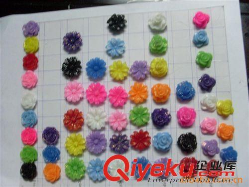 樹脂小花 樹脂飾品配件原始圖片2