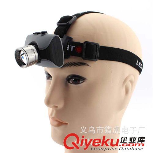 新款獵虎LED CREE 強(qiáng)光頭燈 伸縮變焦 夜騎夜釣戶外 露營(yíng) 可充電原始圖片3