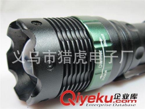 獵虎 CREE 機(jī)械調(diào)焦調(diào)光 充電LED強(qiáng)光手電筒  自行車(chē)前燈  tj原始圖片2
