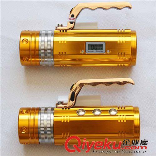 獵虎新款 充電強光 釣魚燈 10W夜釣燈 藍 白 黃 三光源 混批原始圖片3