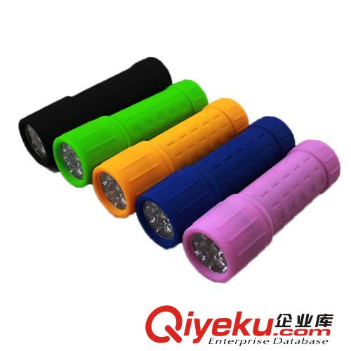 9LED手電筒，9LED塑料手電筒，LED手電筒 塑料電筒9led led迷你手原始圖片2