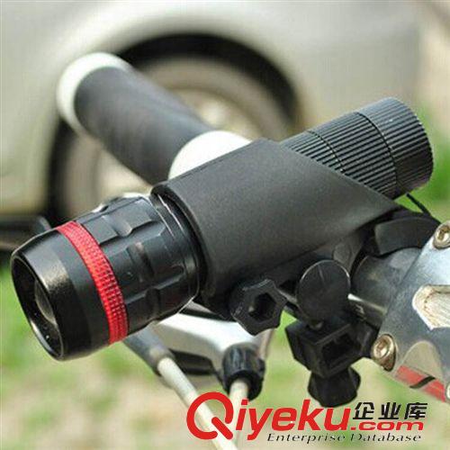 自行車前燈 伸縮變焦強(qiáng)光手電筒 自行車手電筒 強(qiáng)光電筒 【tj】原始圖片2