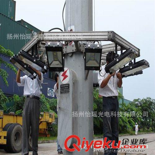 35米高桿燈 球場(chǎng)高桿燈  框架式高桿燈 一體化LED高桿燈原始圖片3