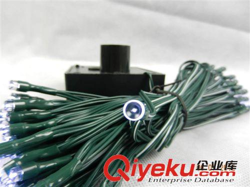 廠家直銷LED太陽能燈串60燈 太陽能LED燈串 白色
