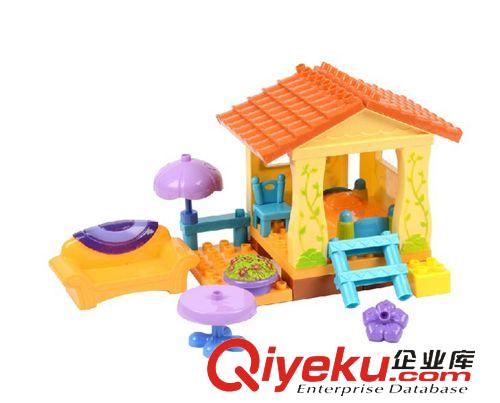 十一月份新品 大顆粒早教益智塑料兒童創(chuàng)意玩具積木 過家家玩具diy 49582