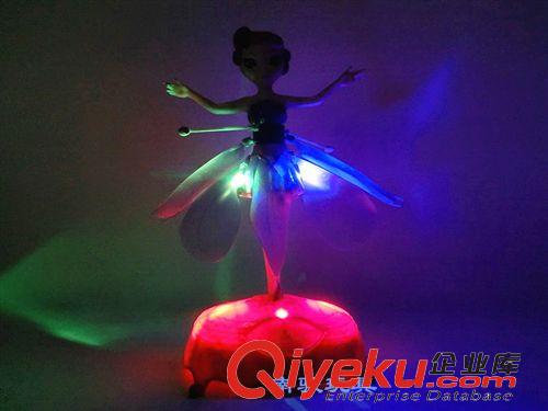 芭比娃娃/公仔 遙控感應(yīng)小飛仙 燈光感應(yīng)玩具 飛行仙女 飛天玩具 地?cái)偀豳u38950原始圖片2
