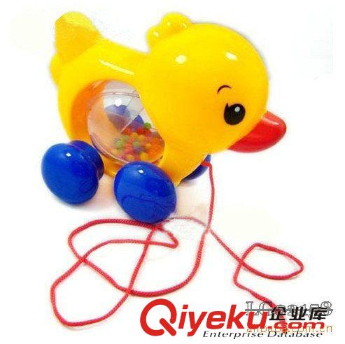 按年齡分類 2158拉繩逗引寶寶學(xué)步的兒童益智玩具 拉線小鴨子 帶搖鈴功能130原始圖片2