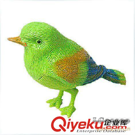 其他類型玩具 2220超袖珍的聲控小鳥 會唱歌的小玩意 9厘米長 搞笑玩具 30g