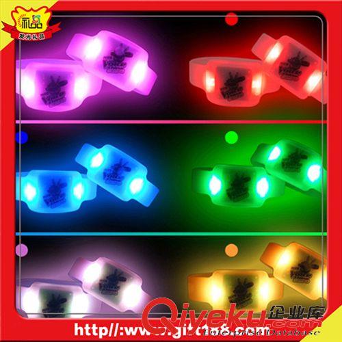 LED發光遙控/聲控手環系列 控制器與舞臺燈光控制器DMX512結合能隨音樂律動節奏 發光手鐲原始圖片3