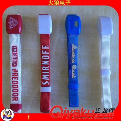 LED發光遙控/聲控手環系列 自產自銷 tj批發閃光手環 發光手環 熒光手環 促銷禮品原始圖片2