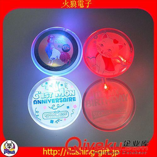 發光胸章 情人節浪漫禮品 LED發光胸牌 led聲控發光胸牌原始圖片3