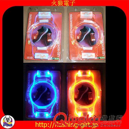 LED戶外用品 深圳發光禮品廠家專業生產：LED發光鞋帶 LED閃光鞋帶原始圖片2