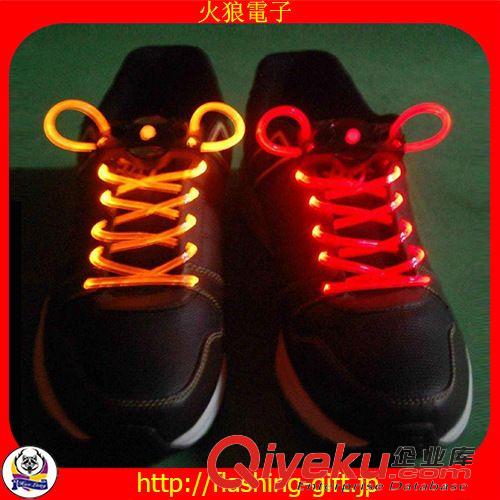 LED戶外用品 深圳發光禮品廠家專業生產：LED發光鞋帶 LED閃光鞋帶原始圖片3
