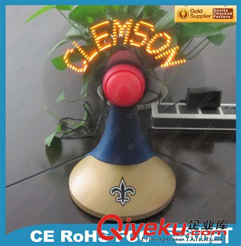 新款大臺式閃字風扇-SJ-F189 2013年熱銷新款 LED臺式發光閃字風扇，USB臺式新奇特電風扇