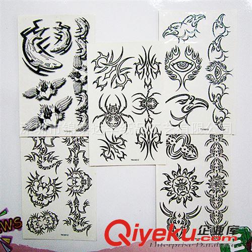 精品推薦 長期供應 精美環(huán)保紋身貼紙 各種創(chuàng)意紋身貼紙