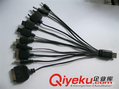 高檔一拖三系列 超低價供應一拖十的手機連接線 各大品牌手機轉(zhuǎn)接頭原始圖片3