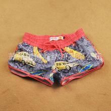 桃皮絨面料系列 桃皮絨印花 沙灘褲面料