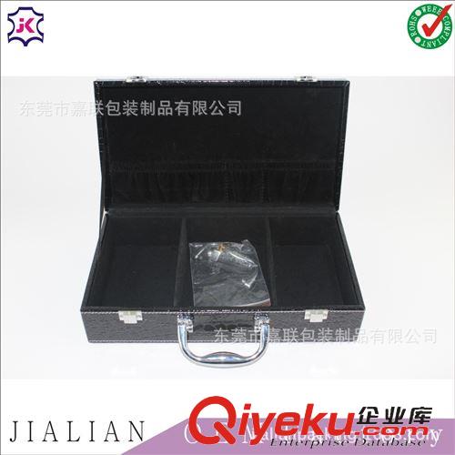 皮具禮品（零錢包、名片夾、卡套等） 工廠訂做黑色鱷魚紋皮革鞋刷禮品盒 手提式禮品鞋刷套裝盒 皮盒原始圖片3