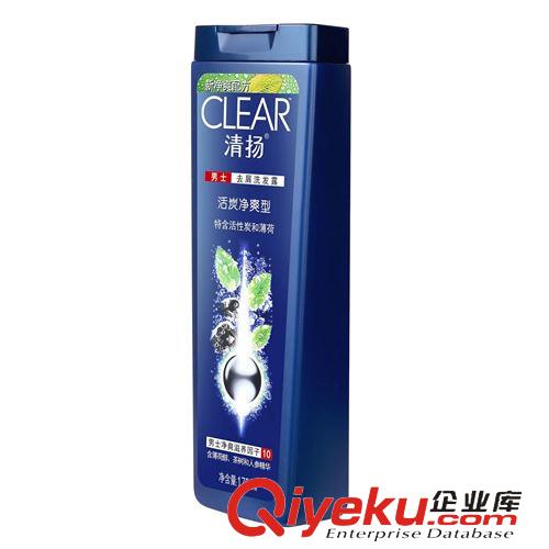 洗發(fā)系列 CLEAR清揚(yáng)男士去屑洗發(fā)露活炭凈爽型175ml 可供商超